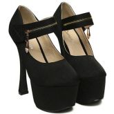 Peep Toe Mary Jane 25 + Frete Grátis (Sapatos Importados)