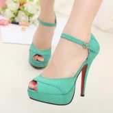 Peep Toe Mary Jane 14 + Frete Grátis (Sapatos Importados)