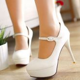 Peep Toe Mary Jane 06 + Frete Grátis (Sapatos Importados)